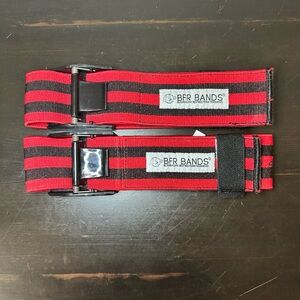 Blood flow resistance training bands adjustable